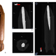 The antler retoucher, or pressure flaker. X-ray images reveal its interior structure, and the doe deer antler spike inside.